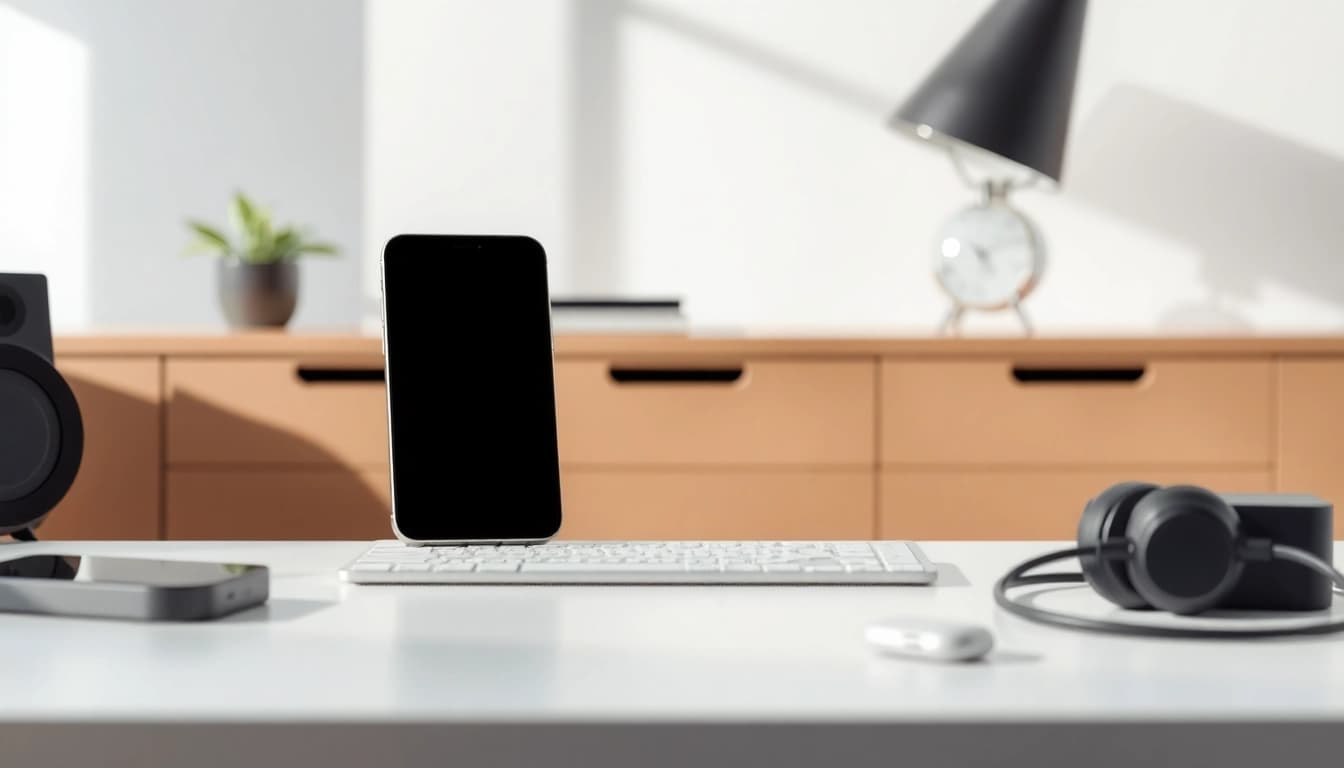 Ver el precio del iPhone 15 Pro en un entorno elegante y profesional.