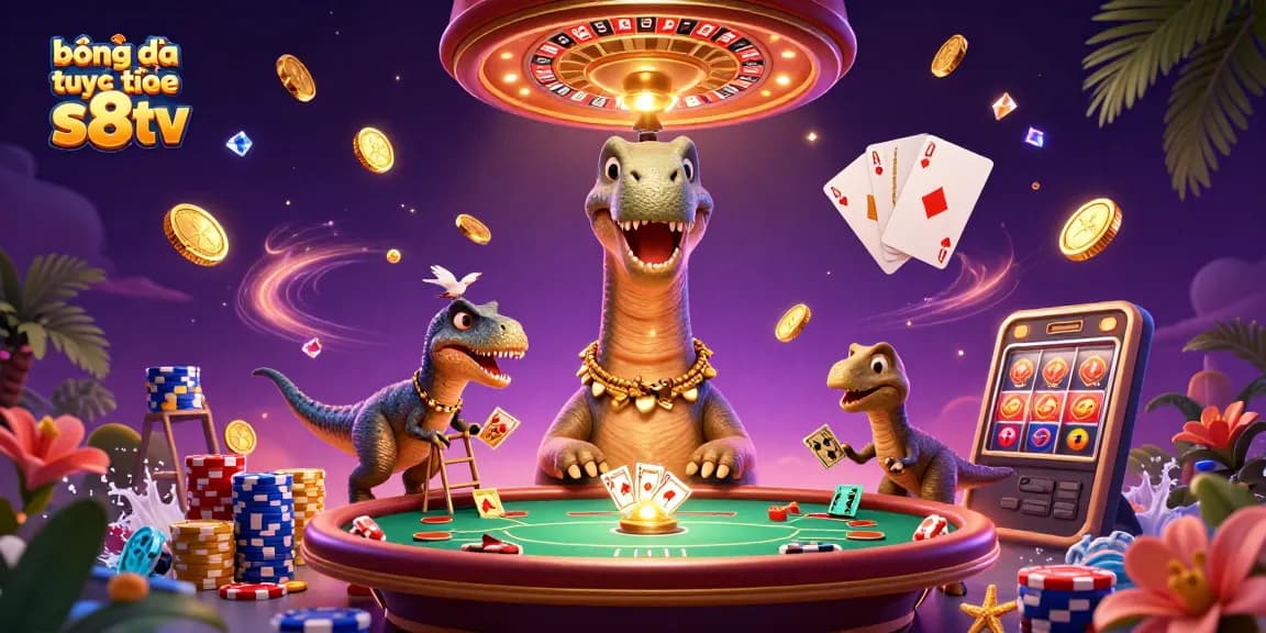 Experience the excitement of bóng đá trực tuyến s8tv with vibrant casino-themed fantasy.
