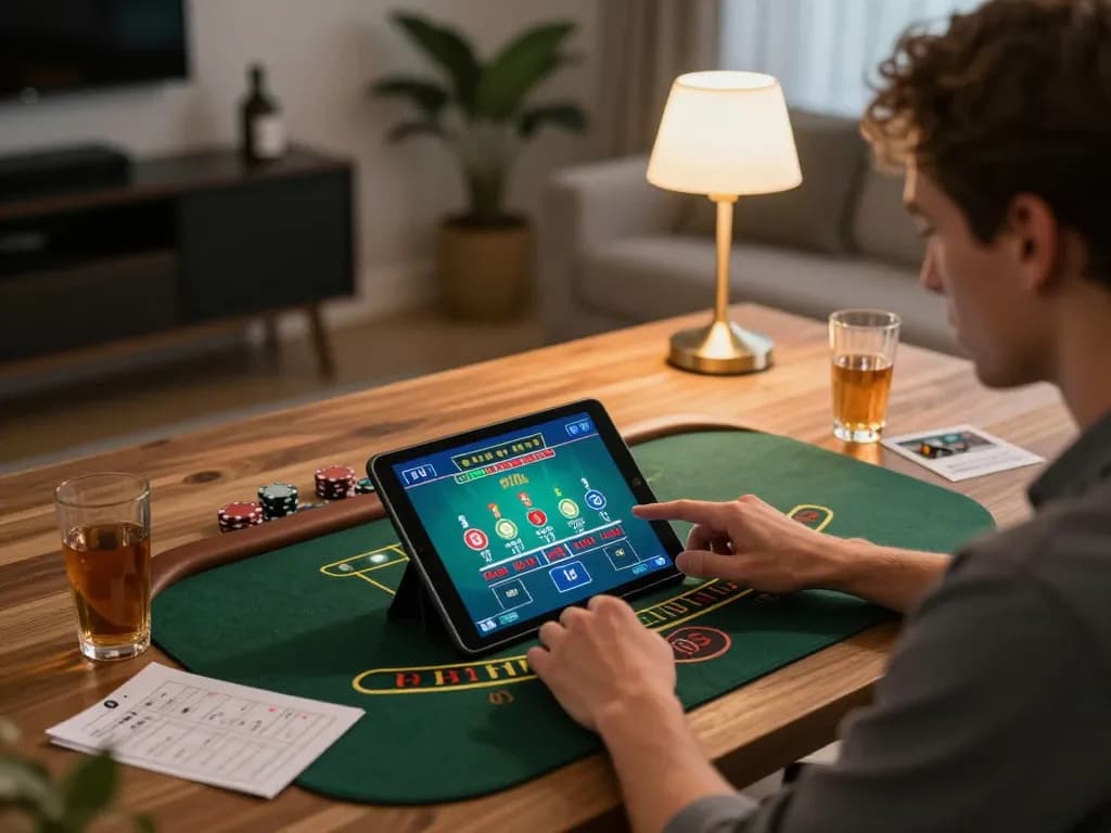 Experience the excitement of online gambling at https://da88.navy/ with a live dealer blackjack game.