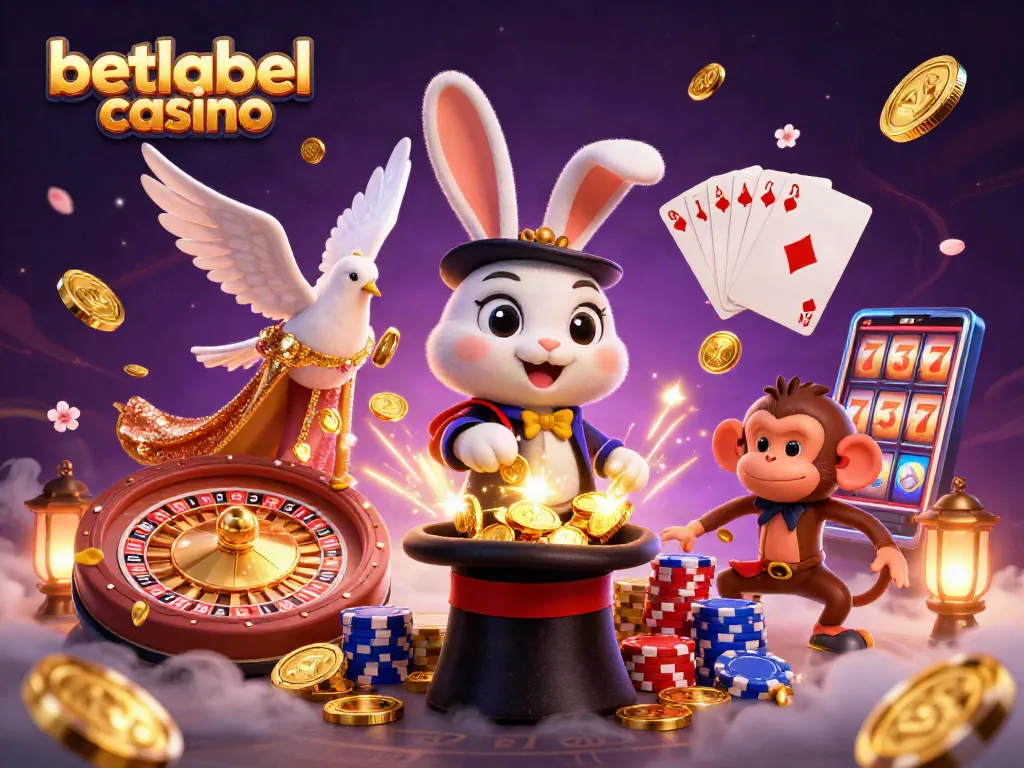 Experience the glamour of betlabel casino with a magical scene featuring characters and engaging gameplay elements.