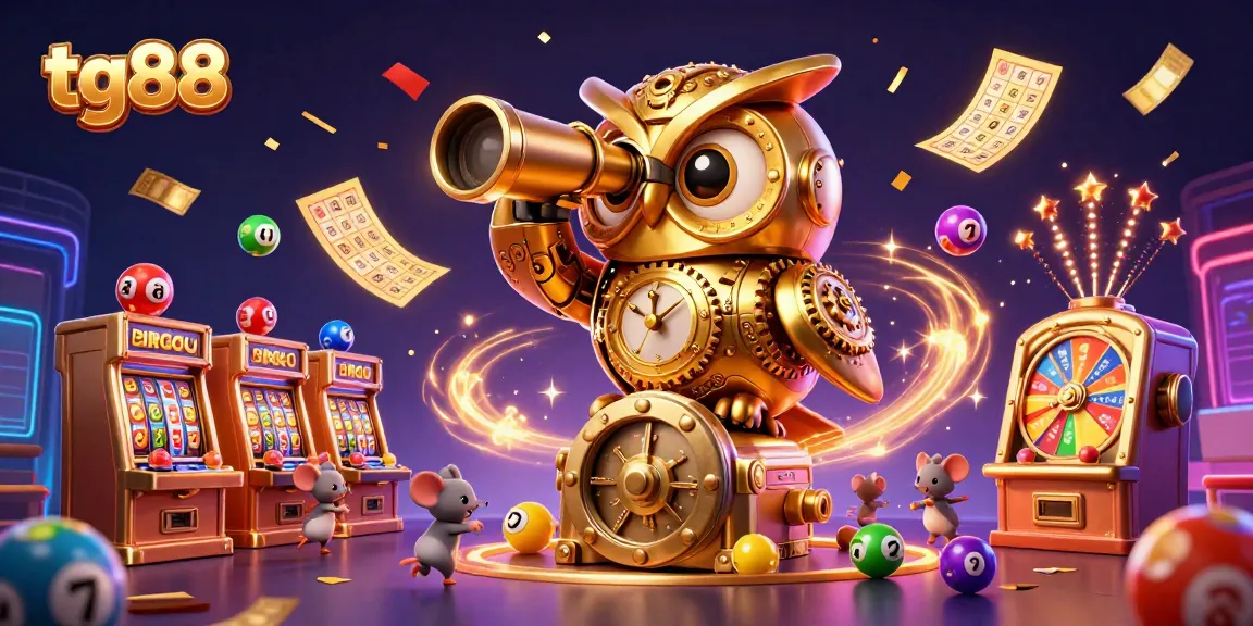 Experience excitement at tg88 with the vibrant casino scene full of dynamic slot machines and lively characters.