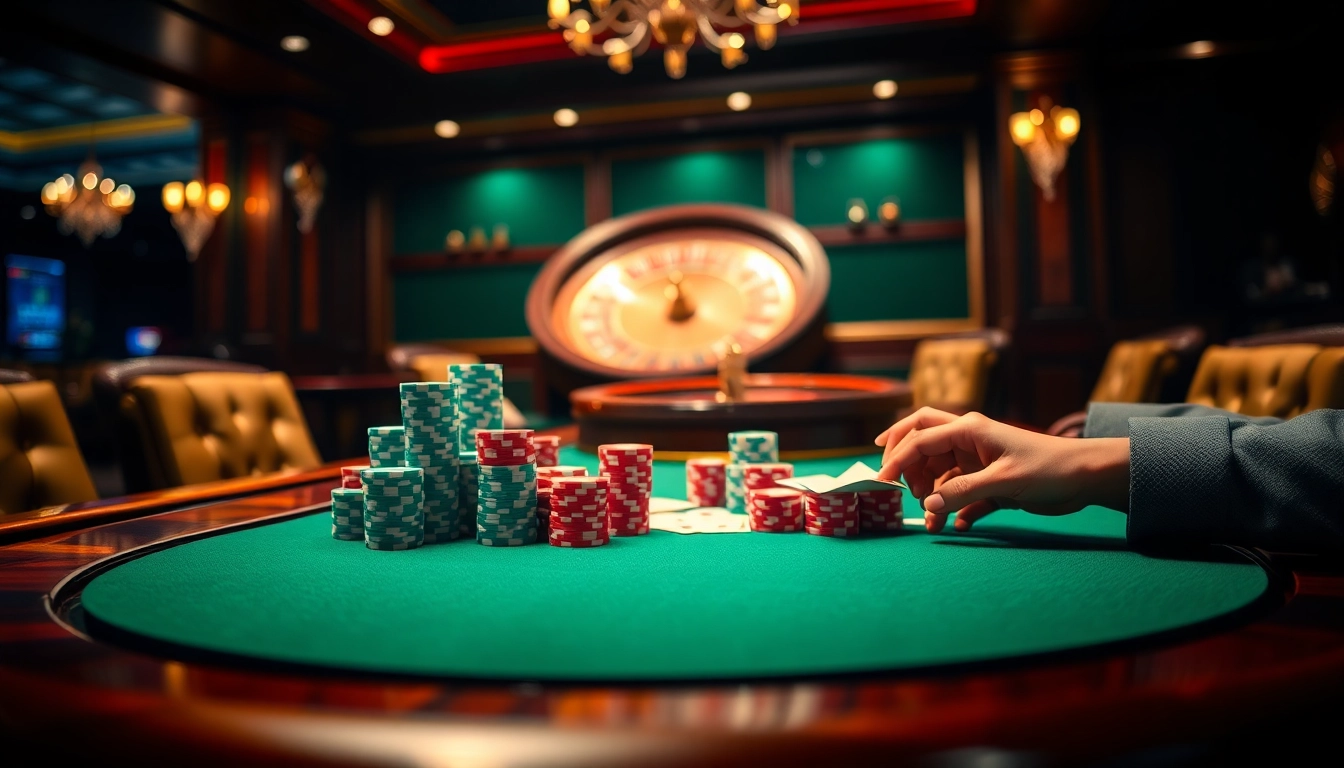 Experience high-stakes poker excitement at https://tg88.name with vibrant chips and elegant casino details.