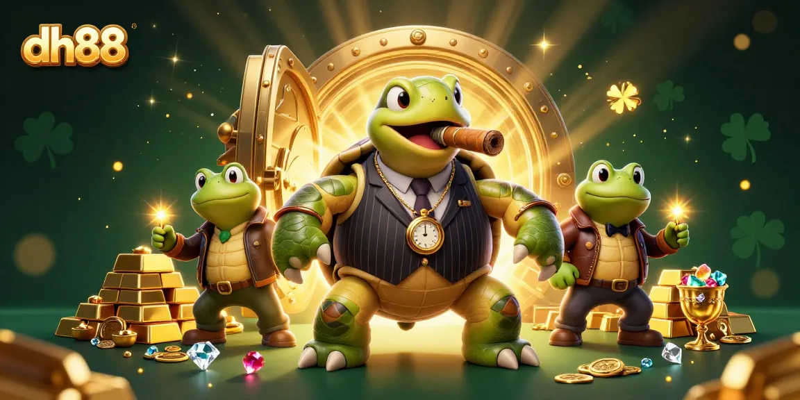 Experience the excitement at dh88 with a vivid 3D illustration of casino characters and rich game visuals.