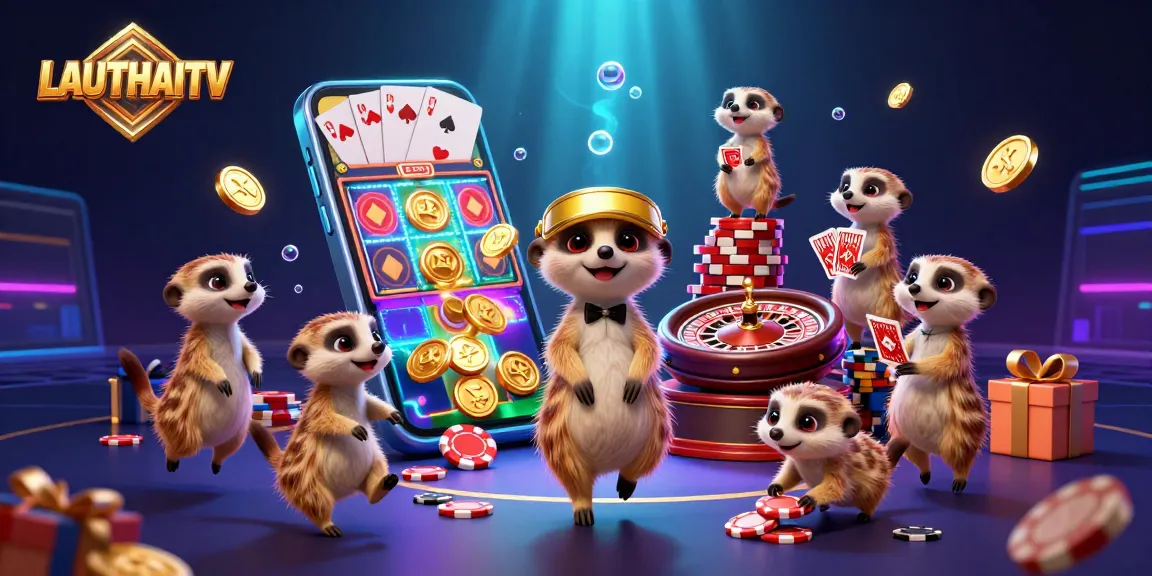 Experience the ultimate gambling fun at LAUTHAITV with lively meerkat casino characters and thrilling game elements.