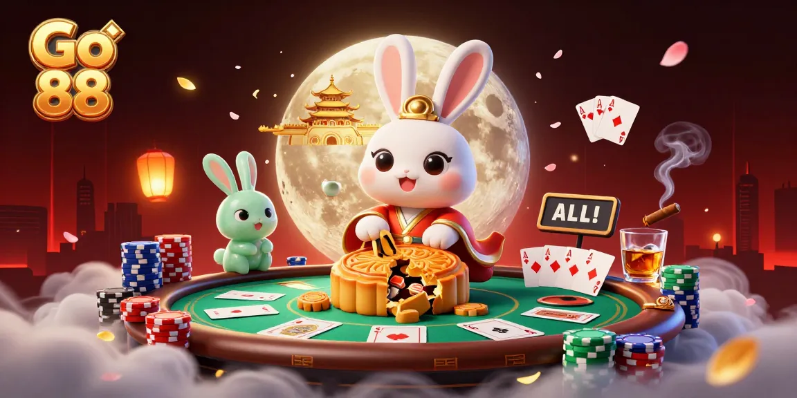 Engage with Go 88's immersive gameplay featuring vibrant poker chip dynamics against a mythical backdrop.