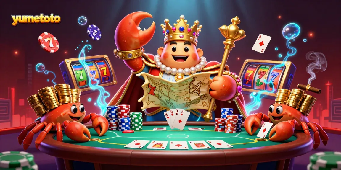 Experience thrilling games at yumetoto with vibrant slot machines and poker elements.