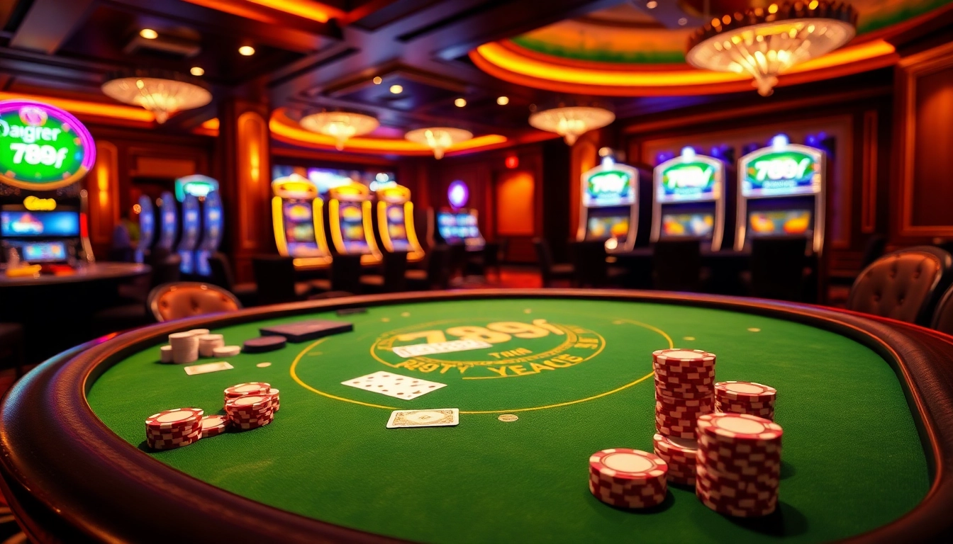 Experience the thrill of high-stakes gaming at 789f casino with vibrant tables and exciting gameplay.