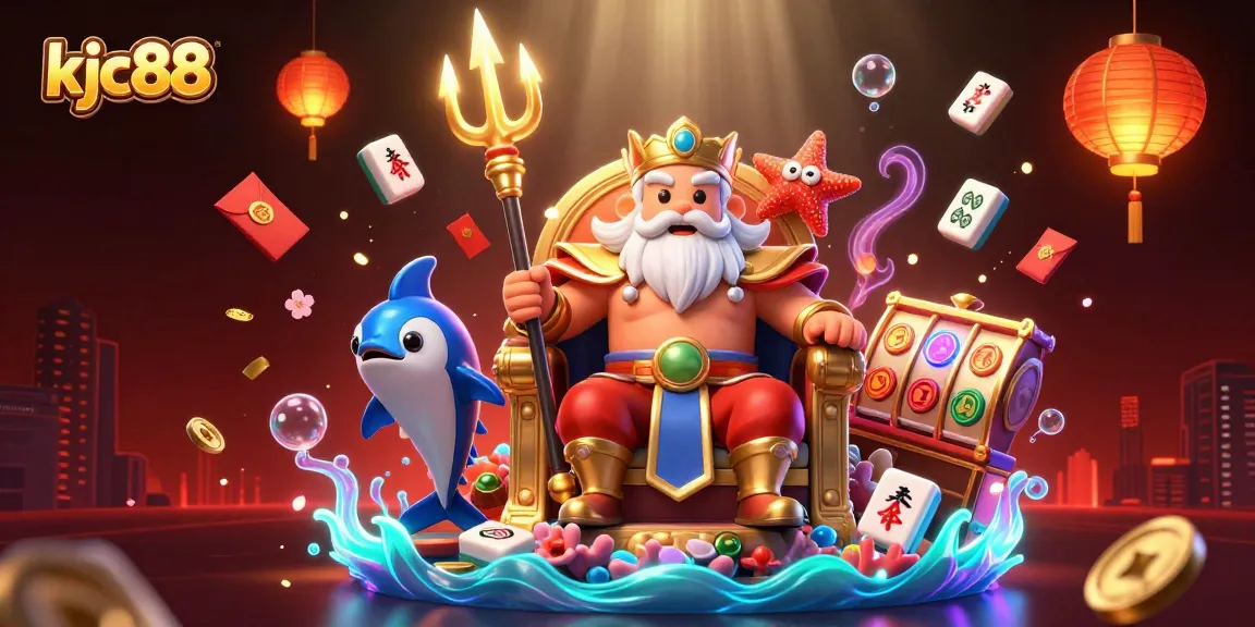 Engage with kjc88's captivating casino gameplay alongside Neptune’s vibrant adventure.