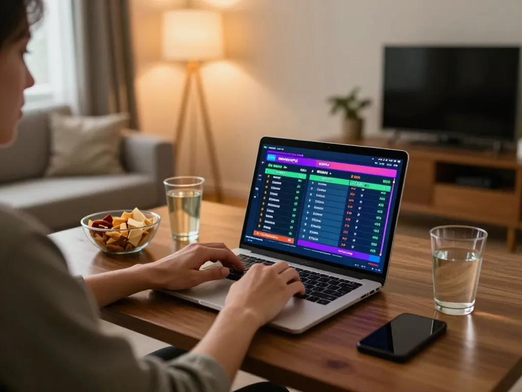 Engaging sports betting scene from https://www.dacsandatphanrang.com/ with dynamic odds displayed on a laptop.