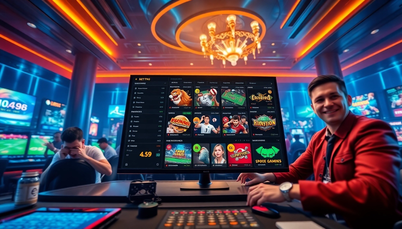 Experience ALo789 online betting through an exciting digital gaming scene with vibrant colors and engaging dynamics.