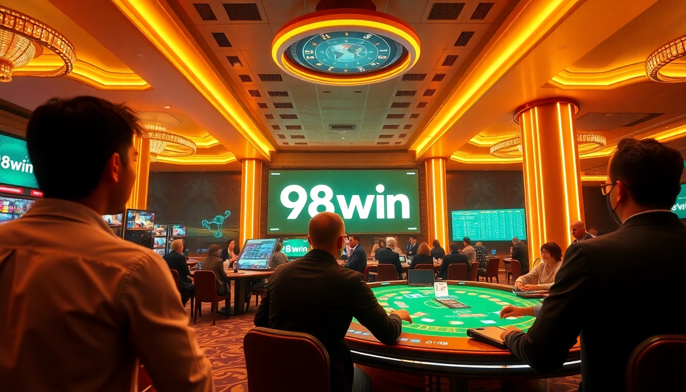 Experience the thrill of 98win's online casino with vibrant games and engaging players.