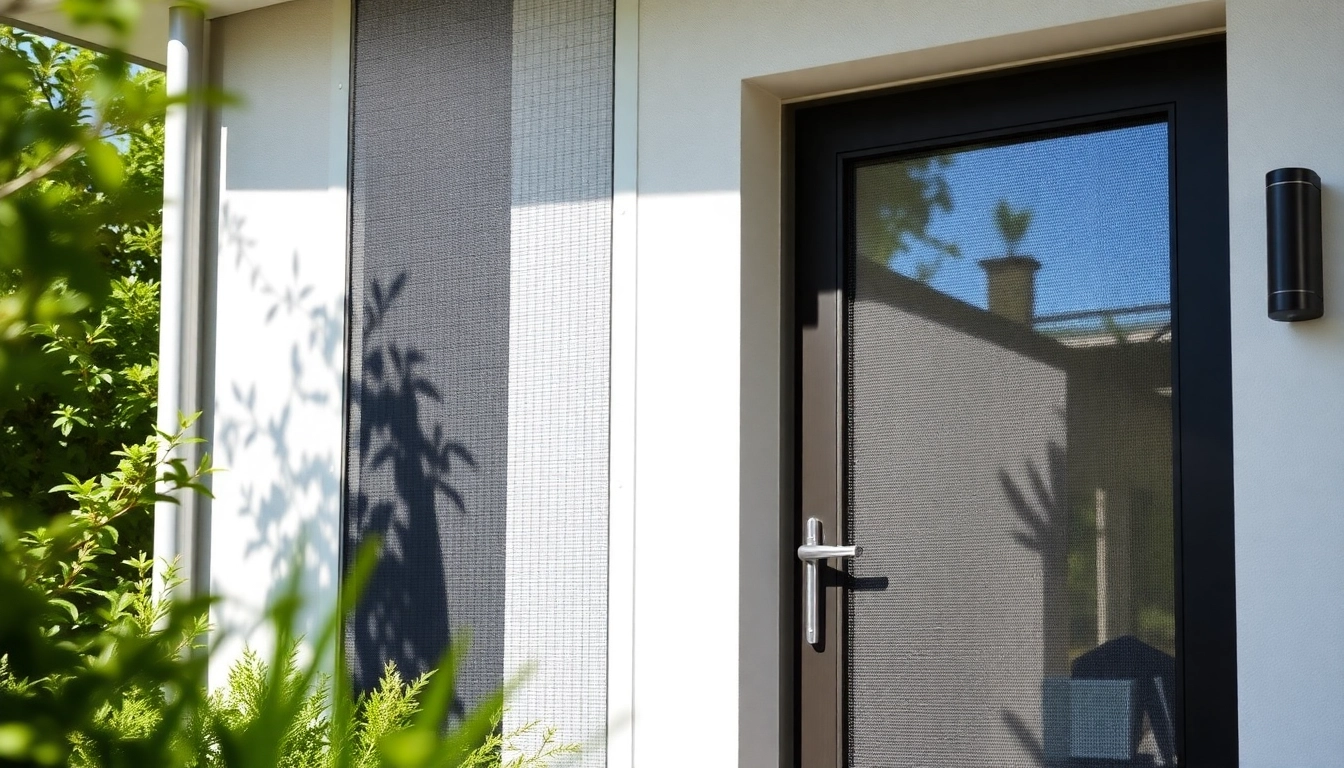Installer myggenet dør for at skabe en insektfri indgang i dit hjem.