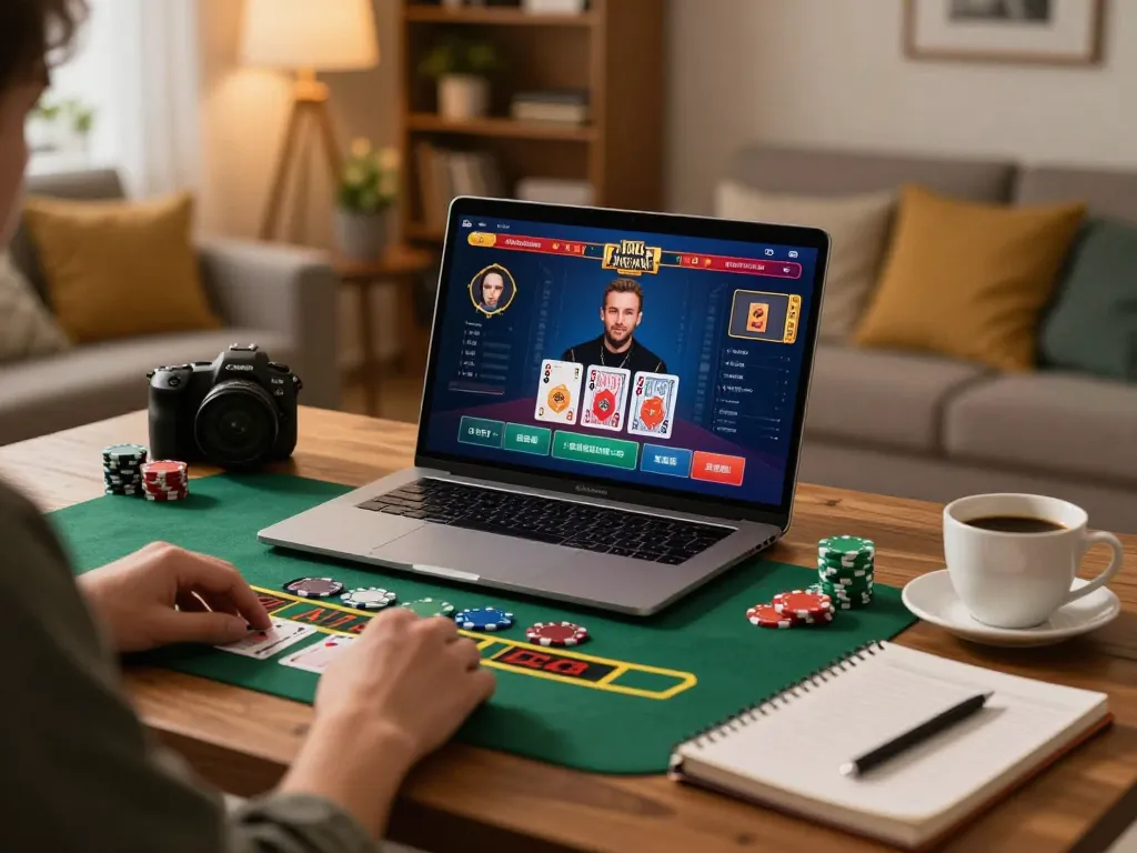 Engage with live dealer blackjack at home for VIC88 gaming strategy.