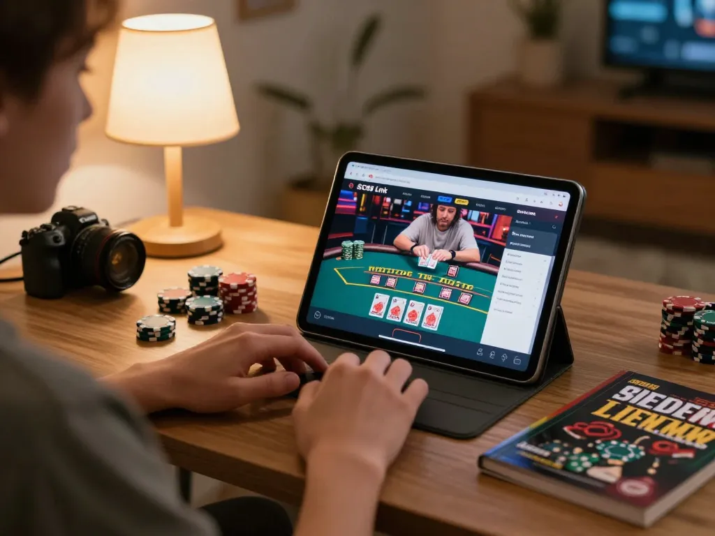 Tracking strategies for games through SC88 Link on a tablet during online gaming session