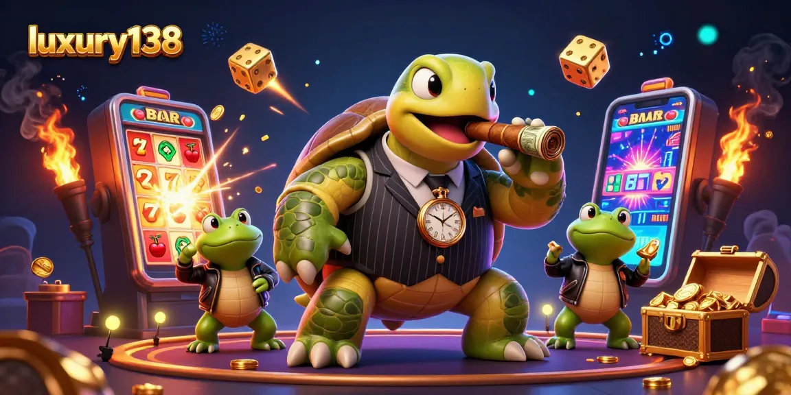 Experience luxury138's thrilling slot action with vivid casino characters and dynamic game features.