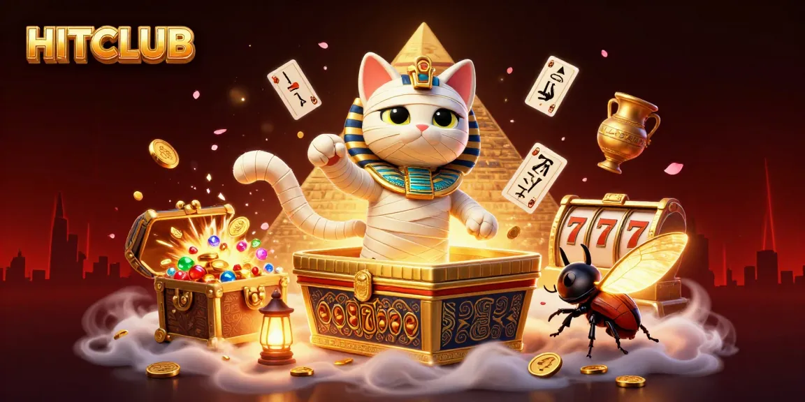 HITCLUB welcomes players with thrilling jackpot adventures in a vibrant casino scene.