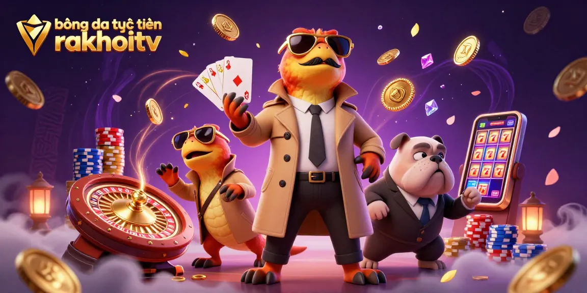Watch bóng đá trực tuyến rakhoitv with thrilling visuals of 3D raptors in casino fun.