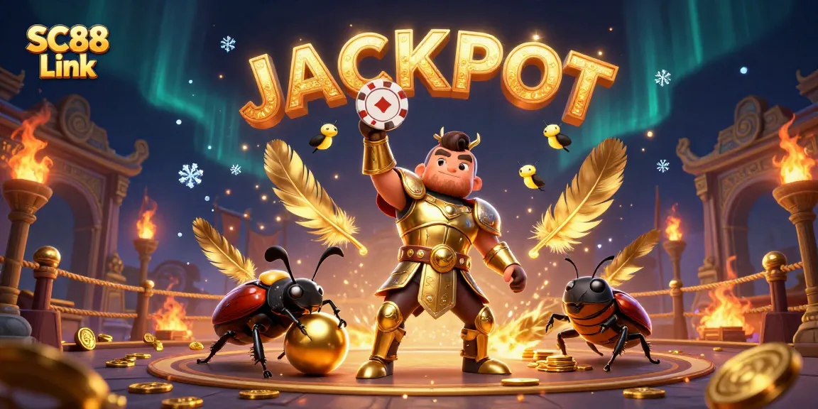 Spin to win at SC88 Link with exciting jackpot games featuring dynamic characters and golden elements.