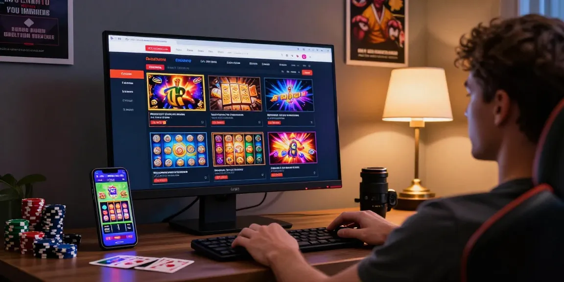 88m online casino interface showcasing diverse gaming options and cozy atmosphere.
