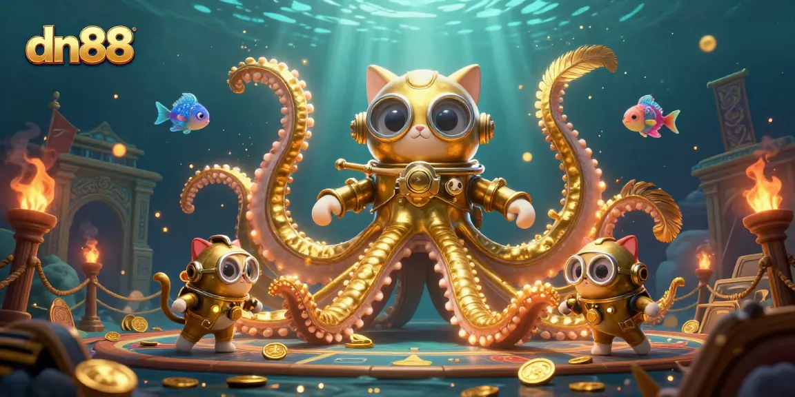 Experience thrilling moments with dn88 featured in vibrant underwater treasure scene.